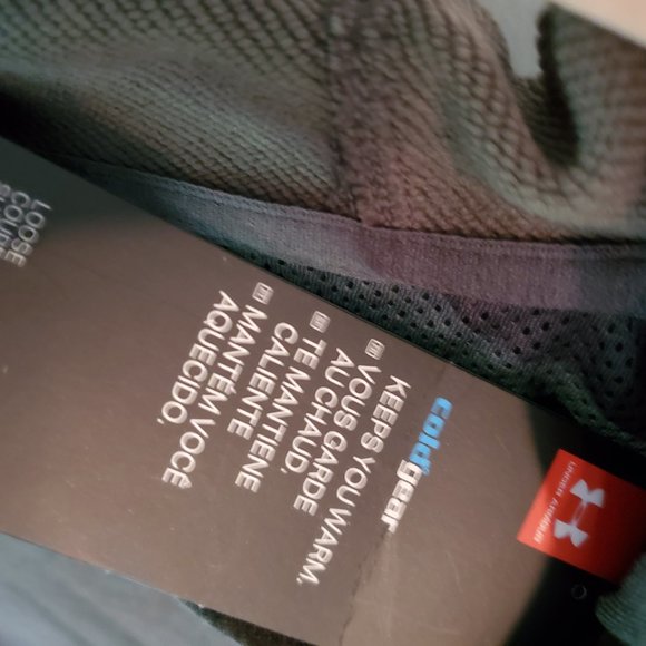 Mens Under Armour Gray Hooded Sweatshirt - Picture 2 of 4